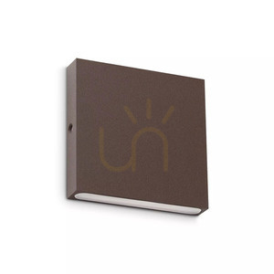 Lampă perete exterior Ideallux POST-IT 335926 alamă rotundă LED 3W IP65 8 cm small 2