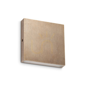 Lampă perete exterior Ideallux POST-IT 335926 alamă rotundă LED 3W IP65 8 cm small 0