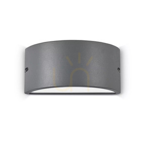Aplica de perete exterior Ideallux REX albă Ø25 cm E27 IP44 370965 small 1