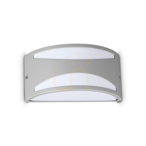 Verifica Aplică exterior Ideallux REX 370972 gri rotundă IP44 E27 Ø25 cm
