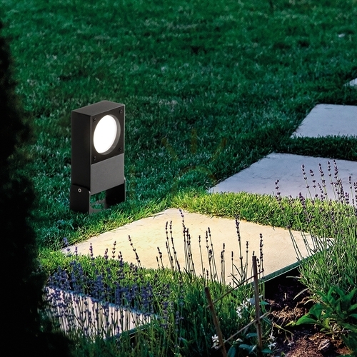 Verifica Lampă de exterior Ideallux Sirio negru IP65 GX53 30 cm 369914