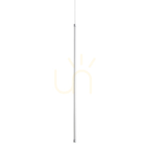 Lampă suspendată Ideallux TUBIX alb LED 15W sticlă metal Ø7 cm 352688 small 0