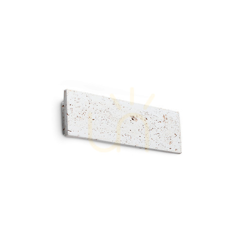 Verifica Aplică perete Ideallux Zig Zag 356679 beton LED 12,5W 3000K Ø29 cm