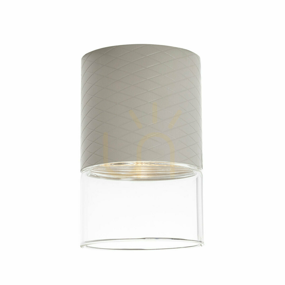 Plafón Max Light Fusion RAL7044 sivý C0274