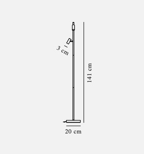 Lampadar LED Nordlux Omari, alb small 4