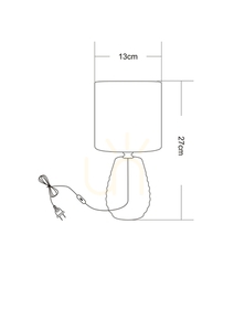 HS8775 Lampă de masă negru 1xE14 small 1
