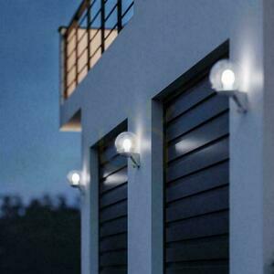 Lampă de fațadă cu senzor de mișcare și amurg Steinel L 595 S PIR max.60W E27 IP44 IK03 230V alb / sticlă / plastic small 1