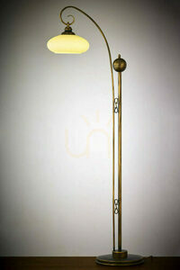 Lampadar JUPITER BOLERO 395 E27, negru cu patină aurie small 1