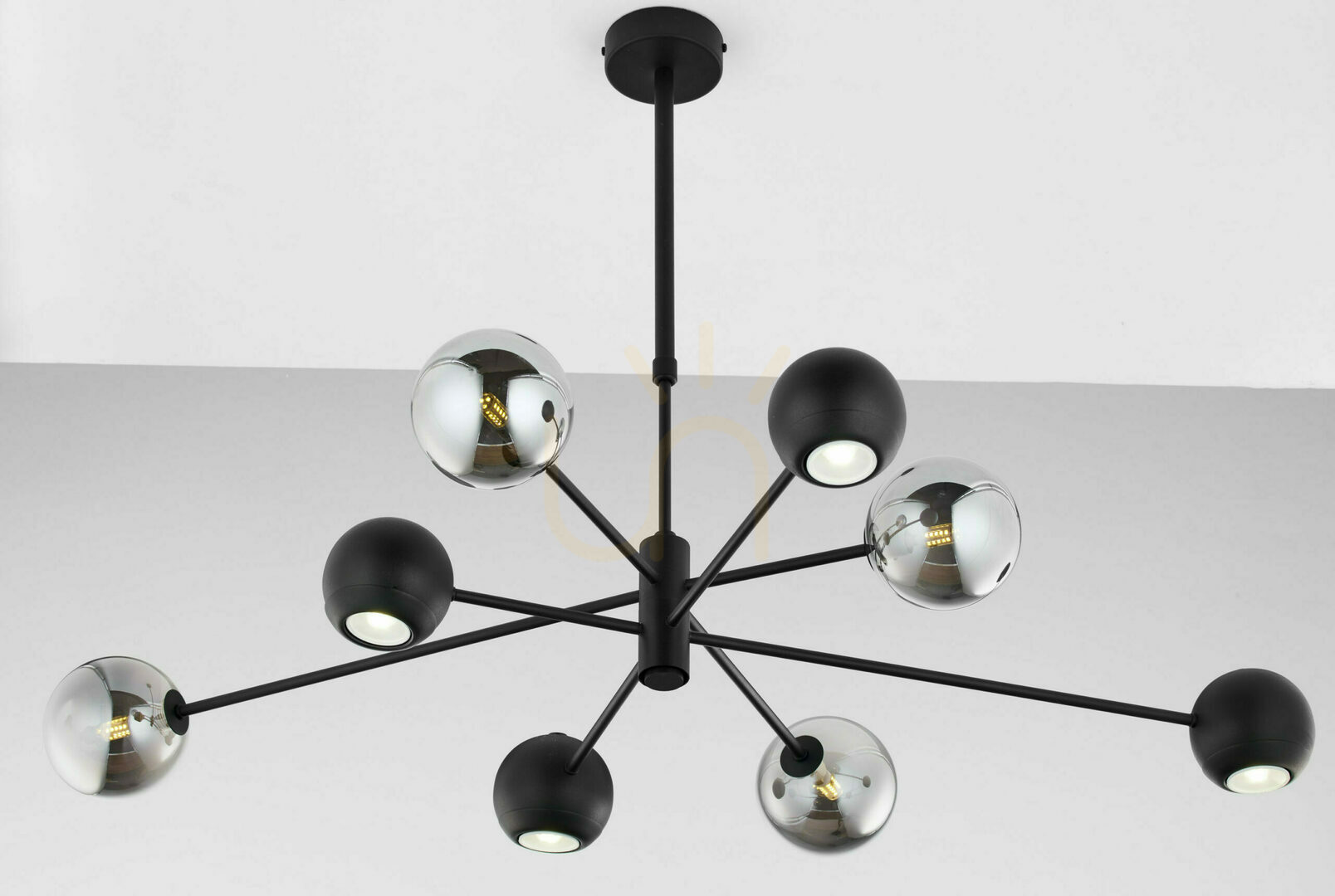 Vedere MOKA Candelabru negru G9/GU10 JUPITER MOKA Candelabru negru G9/GU10 JUPITER