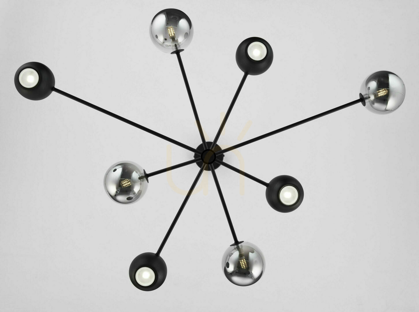 Afişa MOKA Candelabru negru G9/GU10 JUPITER MOKA Candelabru negru G9/GU10 JUPITER