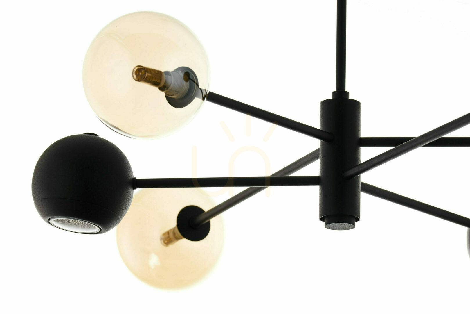 Afişa MOKA Candelabru negru G9/GU10 JUPITER MOKA Candelabru negru G9/GU10 JUPITER