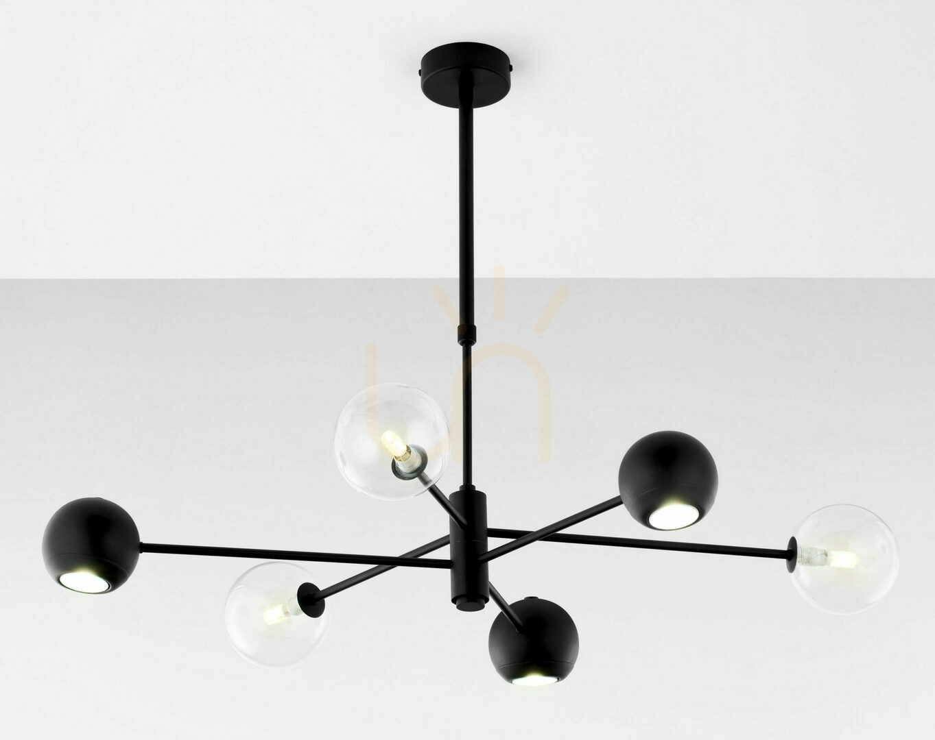 previzualizare MOKA Candelabru negru G9/GU10 JUPITER MOKA Candelabru negru G9/GU10 JUPITER