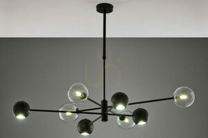 MOKA Candelabru negru G9/GU10 JUPITER 2 MOKA Candelabru negru G9/GU10 JUPITER small 2