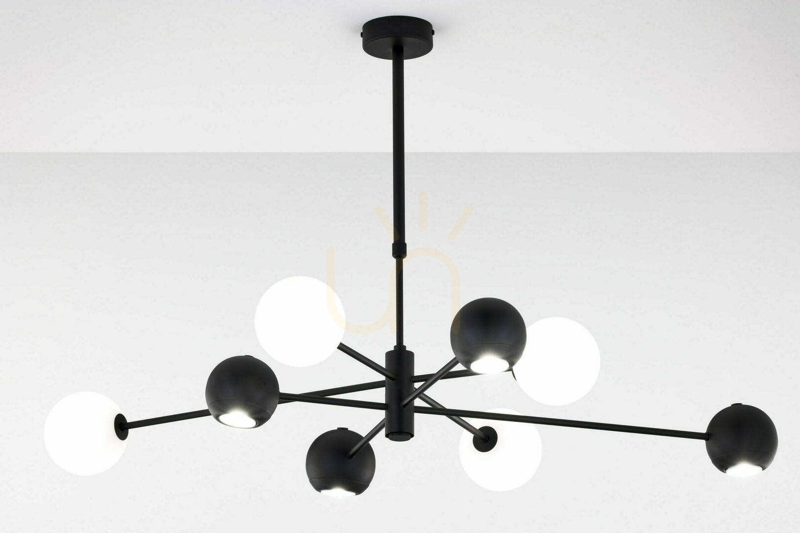 Vedere MOKA Candelabru negru G9/GU10 JUPITER MOKA Candelabru negru G9/GU10 JUPITER