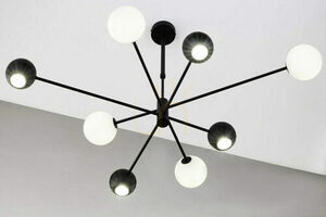MOKA Candelabru negru G9/GU10 JUPITER 2 MOKA Candelabru negru G9/GU10 JUPITER small 2