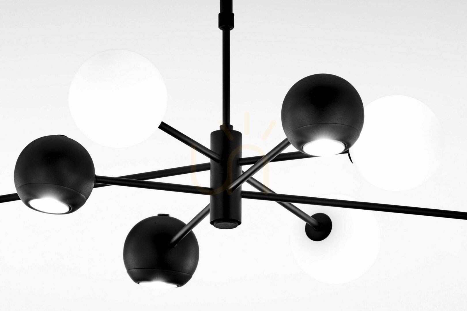 Vedere MOKA Candelabru negru G9/GU10 JUPITER MOKA Candelabru negru G9/GU10 JUPITER