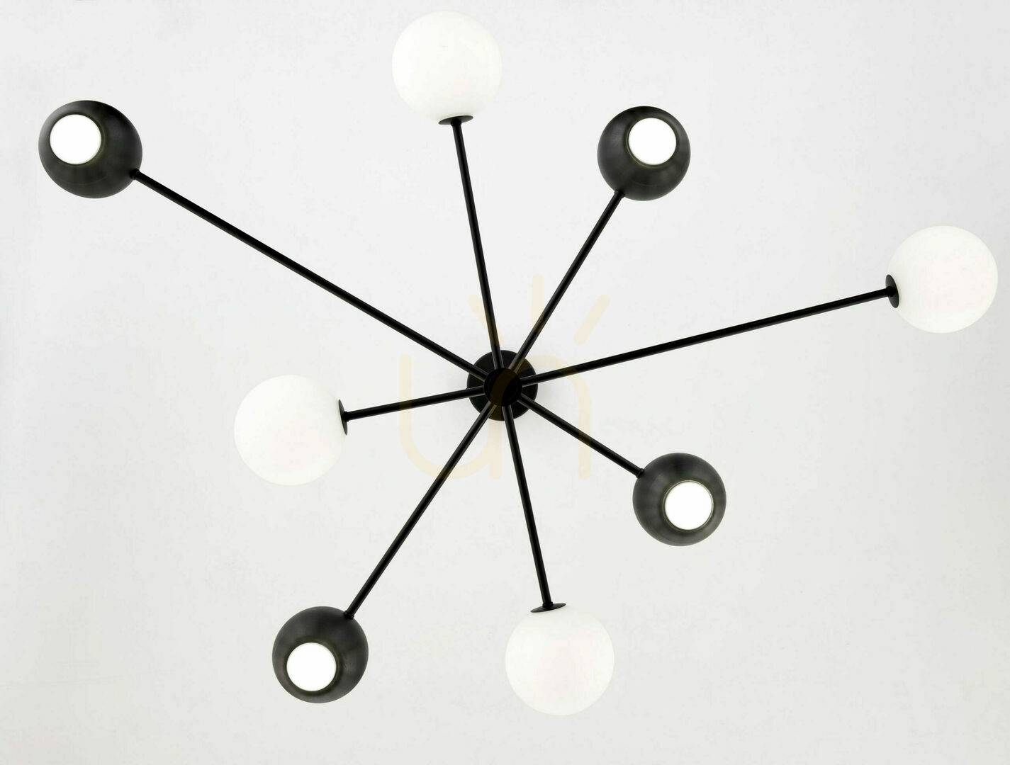 Afişa MOKA Candelabru negru G9/GU10 JUPITER MOKA Candelabru negru G9/GU10 JUPITER