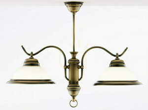 Candelabru Jupiter OPAL 12, 2×E27, finisaj alamă patinată small 2