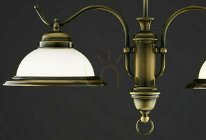 Candelabru Jupiter OPAL 12, 2×E27, finisaj alamă patinată small 8