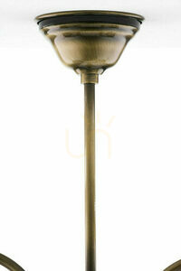 Candelabru Jupiter OPAL 12, 2×E27, finisaj alamă patinată small 9