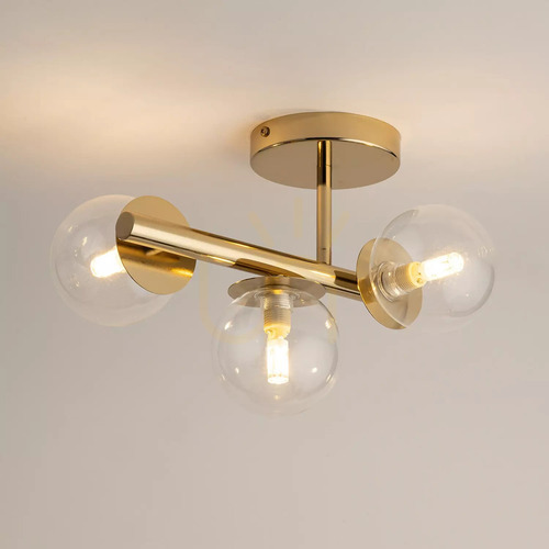 Verifica Plafond Sigma AVOLA 3 auriu transparent G9 40802