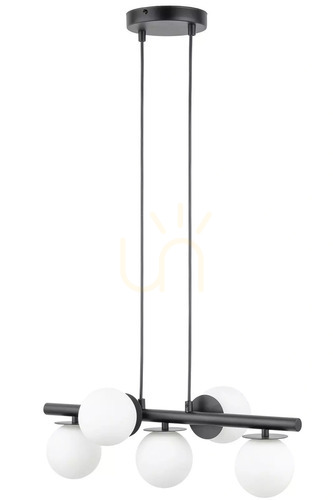 Verifica Lampă suspendată Sigma Avola 5xG9 negru/alb, 54 cm, SKU 40787