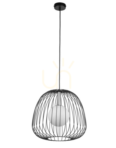 Verifica Lampă suspendată Sigma BELL 1 M negru/alb 33 cm 40723