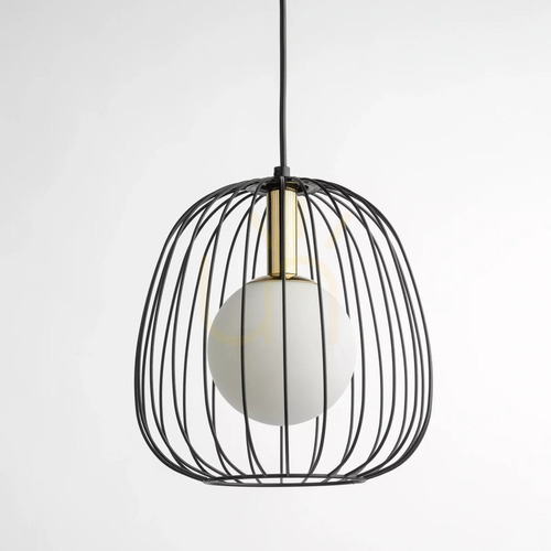 Verifica Lampă suspendată Sigma BELL 1 S negru/auriu 24 cm SKU 40726