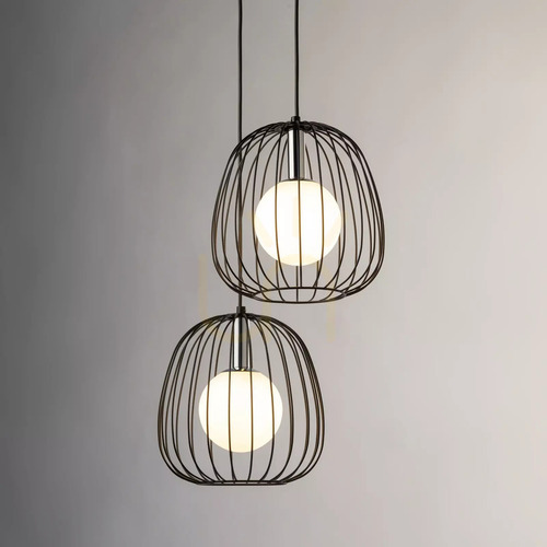Verifica Lampă suspendată Sigma BELL 2 negru alb G9 SKU 40724