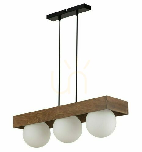 Verifica Lampă suspendată Sigma Bloom 3xG9 neagră 61 cm SKU 33665