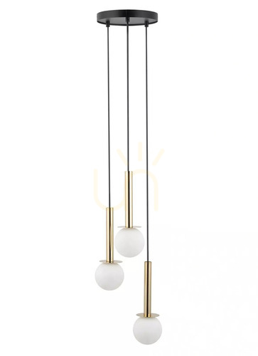 Verifica Lampă suspendată Sigma DAISY 3 auriu alb SKU 40770
