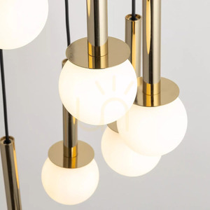 Lampa suspendată Sigma DAISY 7 auriu/alb, G9, SKU 40772 small 1