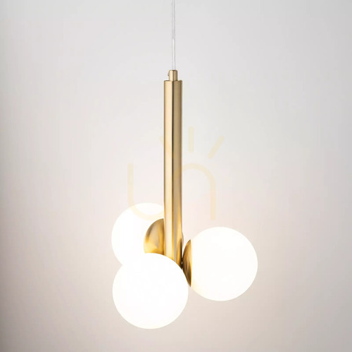 Verifica Pendul Sigma Perla Lux 3, auriu satinat, sticlă albă, SKU 40779