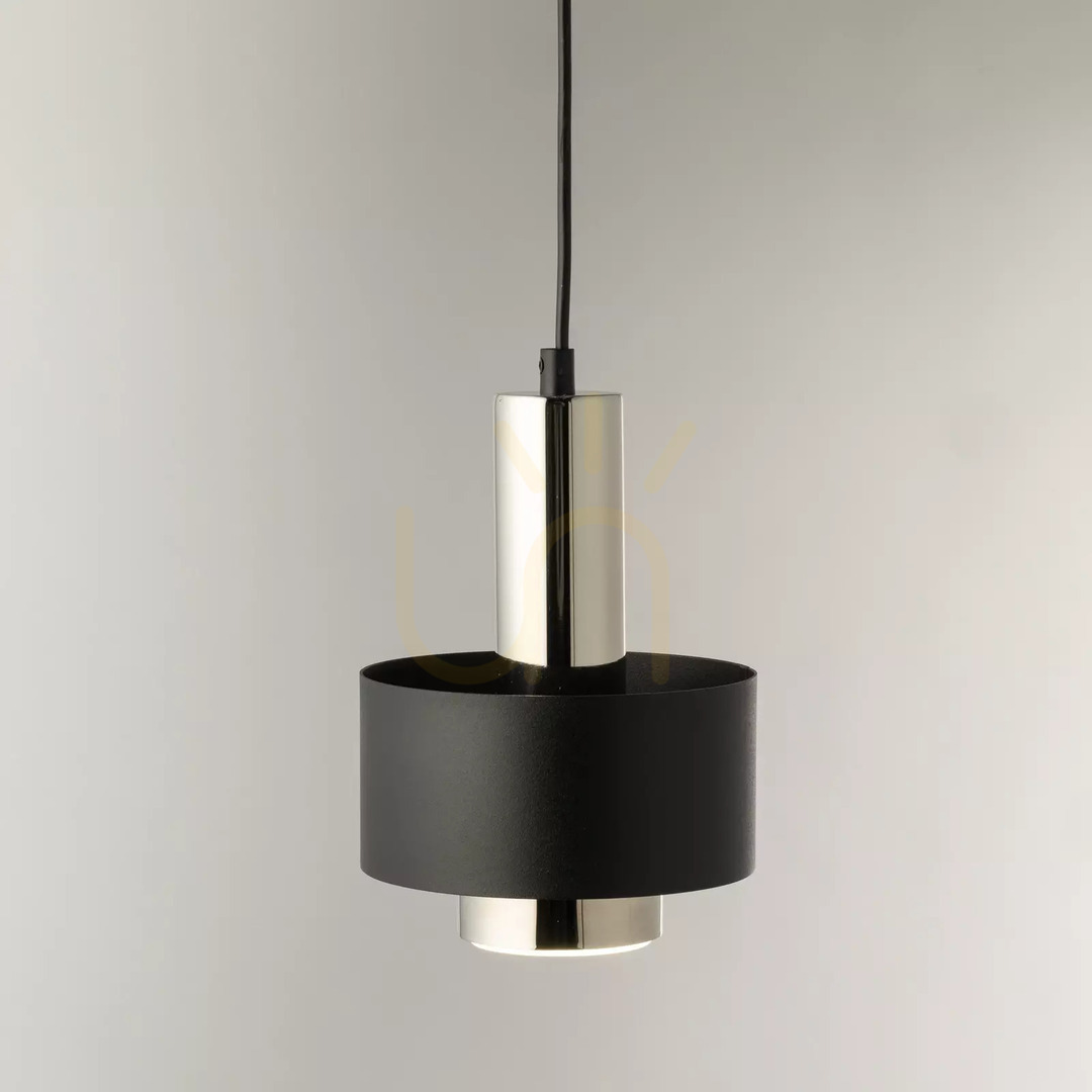Vedere Lampă suspendată Sigma RIF LUX 1 S negru/argintiu 15 cm 40714 Lampă suspendată Sigma RIF LUX 1 S negru/argintiu 15 cm 40714