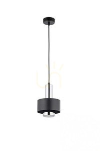 Lampă suspendată Sigma RIF LUX 1 S negru/argintiu 15 cm 40714 0 Lampă suspendată Sigma RIF LUX 1 S negru/argintiu 15 cm 40714 small 0