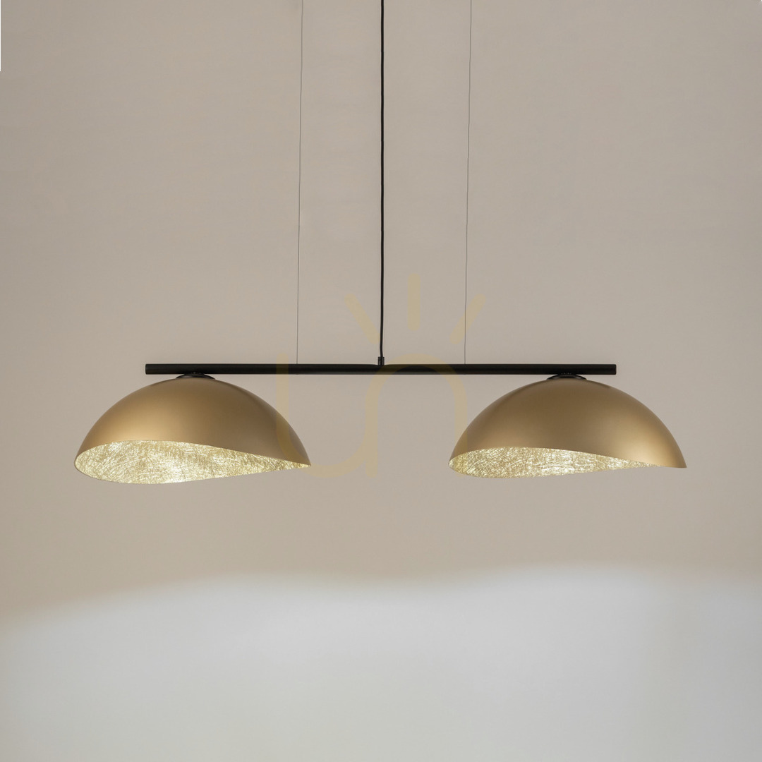 Vedere Lampă suspendată Sigma Solar 2 negru auriu E27 2 becuri 40580 Lampă suspendată Sigma Solar 2 negru auriu E27 2 becuri 40580