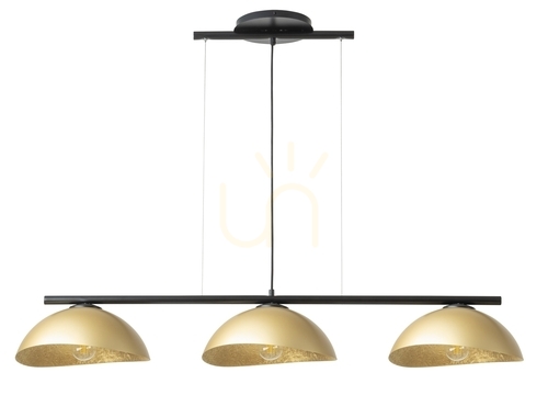 Verifica Lampă suspendată Sigma Solar 3 S negru auriu 3xE27 SKU 40582