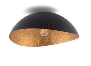 Plafond Sigma Solaris M negru/cupru 47 cm 40605 small 0