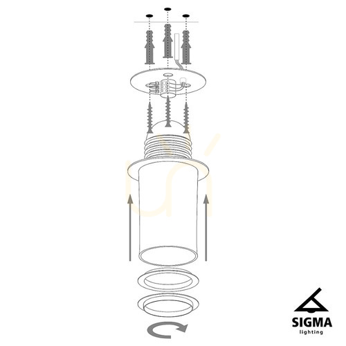 Verifica Plafond Sigma Solaris negru-auriu 69 cm, E27, SKU 40599