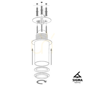 Plafon Sigma Solaris XL negru/cupru 40607 1 Plafon Sigma Solaris XL negru/cupru 40607 small 1