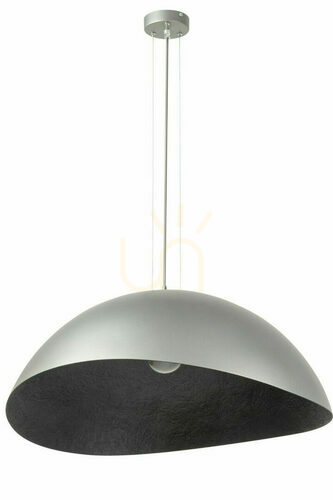 Verifica Lampă pendantiv Sigma Solaris argint/negru 47 cm 40629