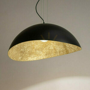 Lampă pendantiv Sigma Solaris L negru/auriu 40602 small 1