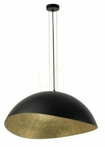 Lampă pendantiv Sigma Solaris L negru/auriu 40602 small 0