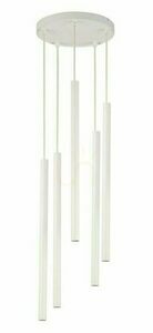 Lampă suspendată Sigma Sopel 5 alb, oțel, G9, SKU 33626 small 0