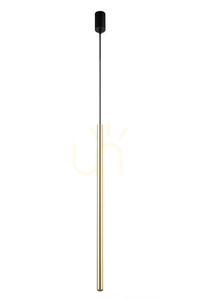 Lampă suspendată Sigma SOPEL LUX 1 lungă negru-aurie 40747 small 0