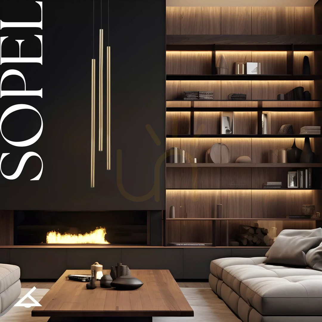Afişa Lampă suspendată Sigma SOPEL LUX 3 negru/aur 40748 Lampă suspendată Sigma SOPEL LUX 3 negru/aur 40748