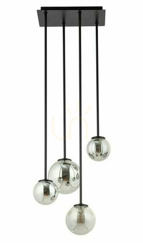 Verifica Plafond Sigma Tulia 4 Negru Gri G9 33502