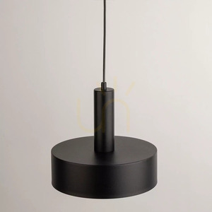 Lampă suspendată Sigma Vitrum negru cerc metal E27 27 cm SKU 40811 small 2