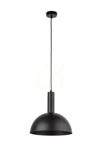Lampa suspendata Sigma VITRUM negru E27 metal 30 cm 40809 small 0