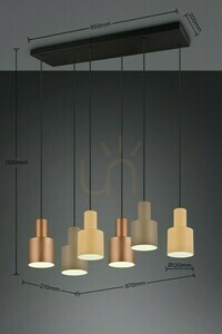Lampă suspendată Trio ELIOR DL617319400 small 6